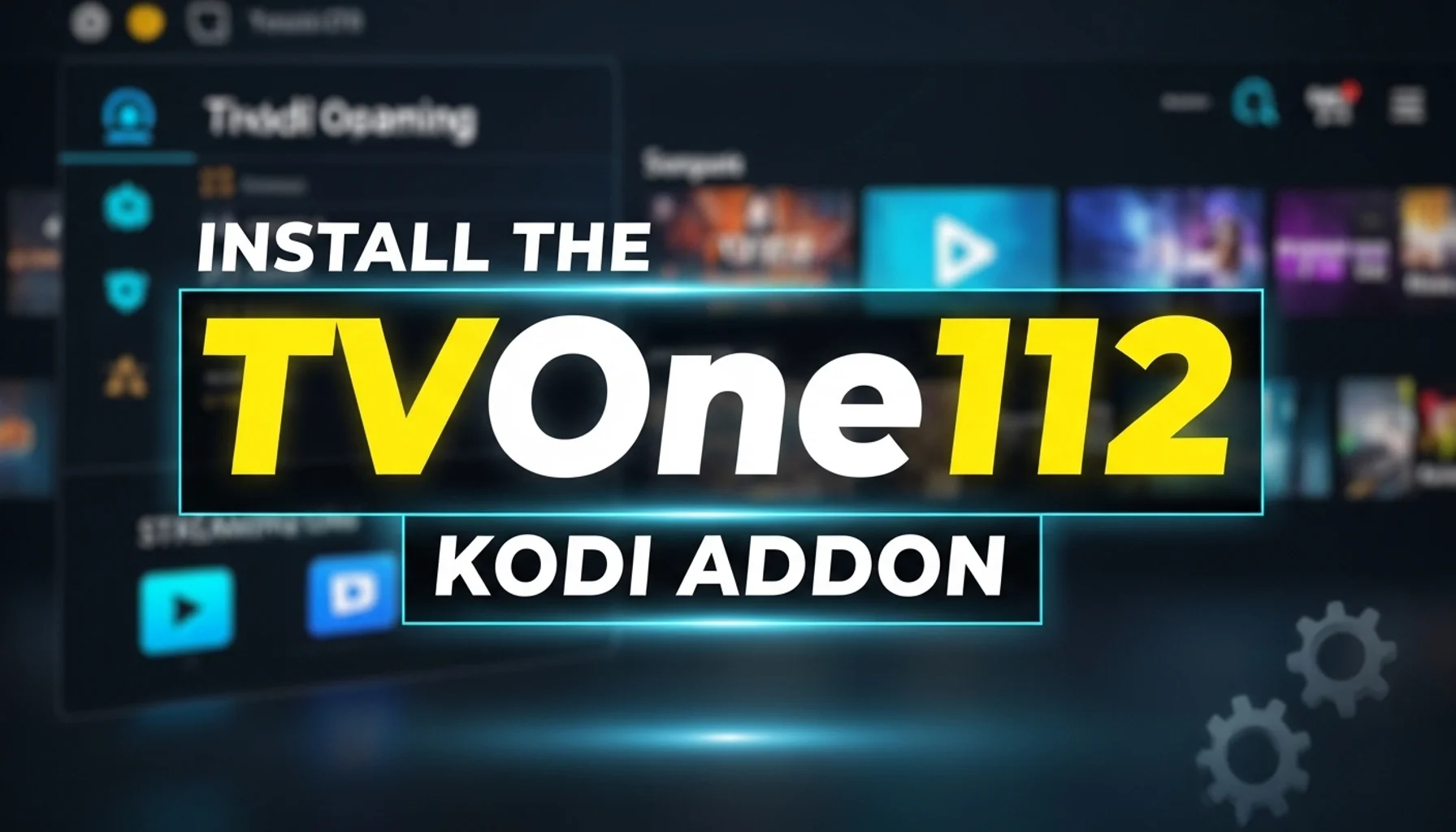 install the tvone112 kodi addon