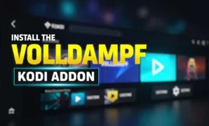 install the volldampf kodi addon