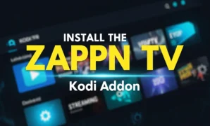 install the zappn tv kodi addon