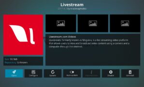 livestream kodi addon how to install it on kodi
