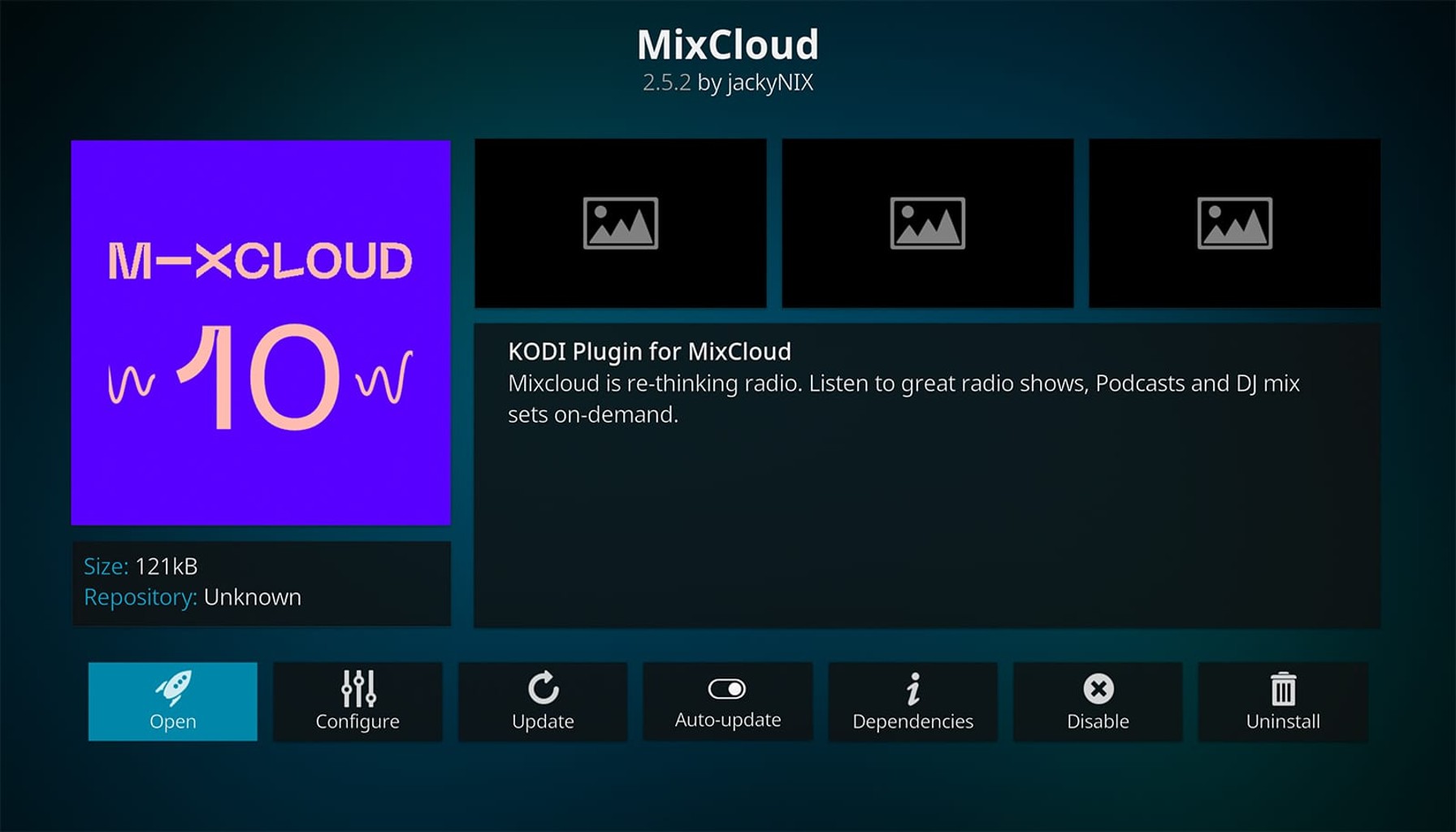 mixcloud kodi addon how to install it on kodi