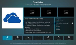 onedrive kodi addon how to install it on kodi