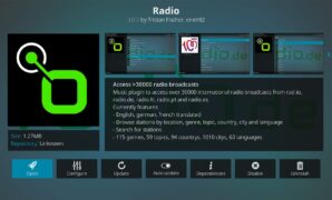 radio kodi addon how to install it on kodi