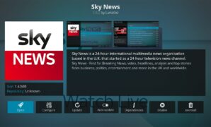 sky news kodi addon how to install it on kodi