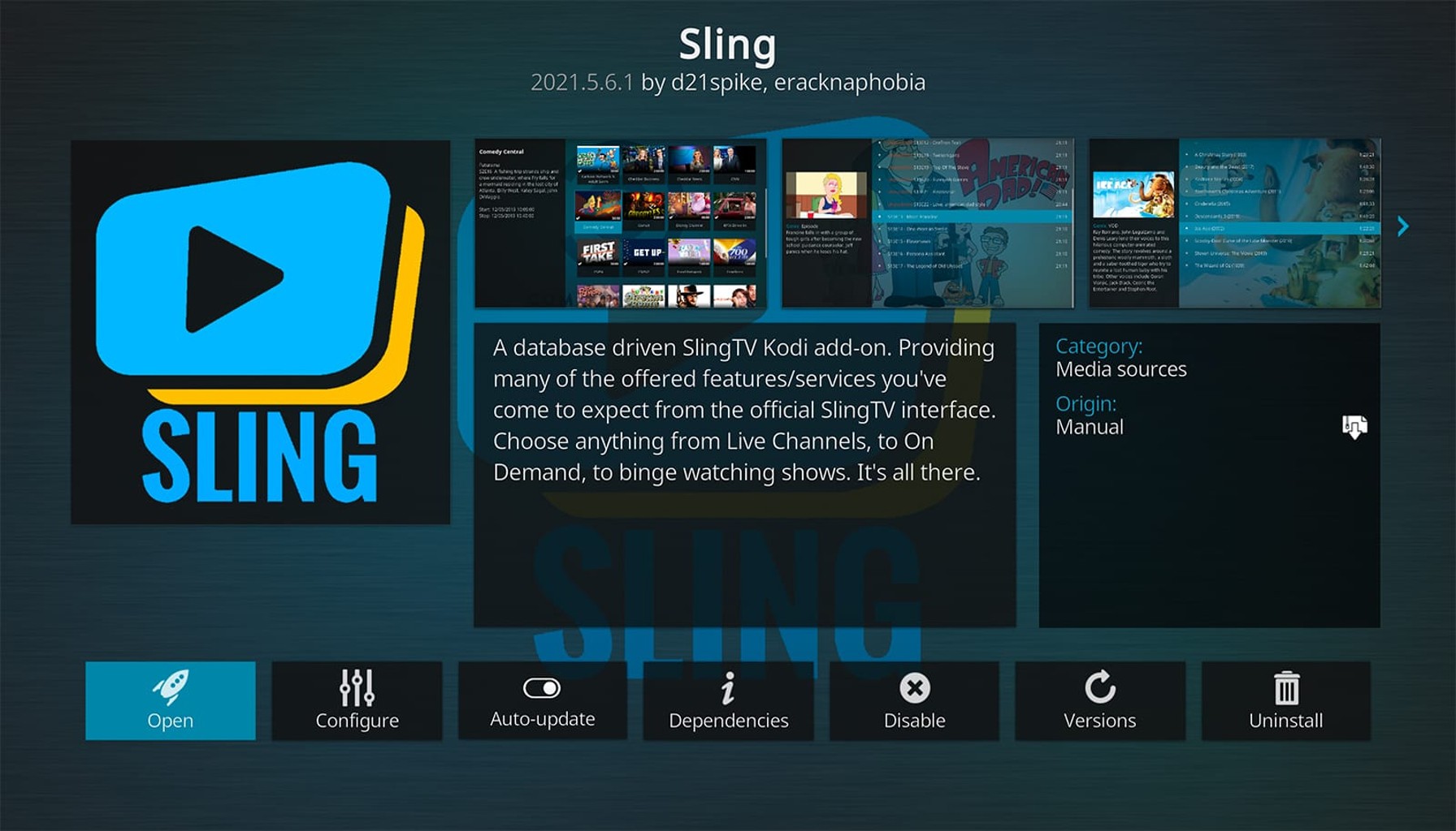 sling kodi addon how to install it on kodi