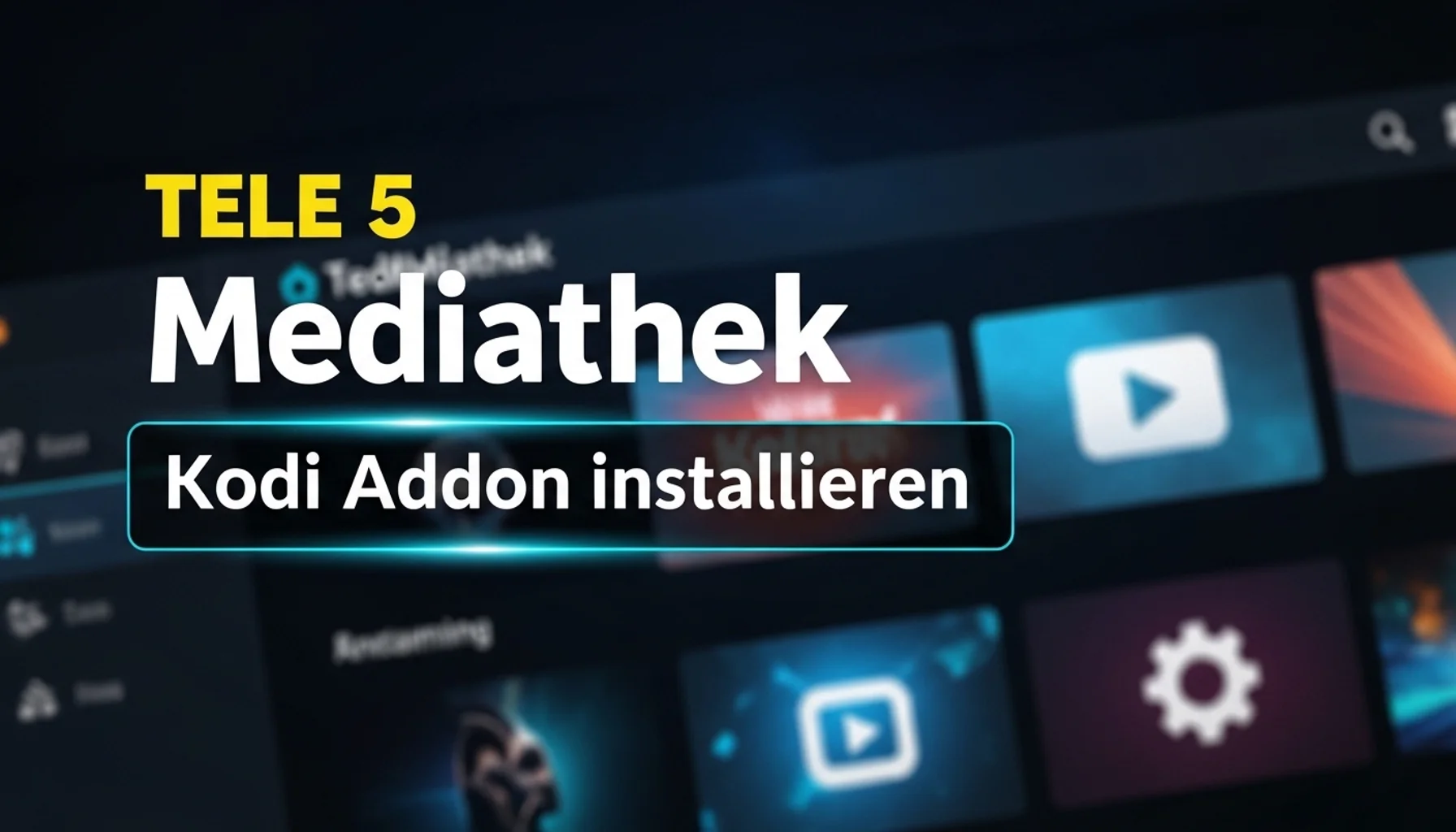 tele 5 mediathek kodi addon installieren