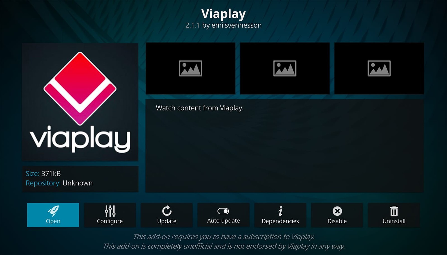 viaplay kodi addon how to install it on kodi