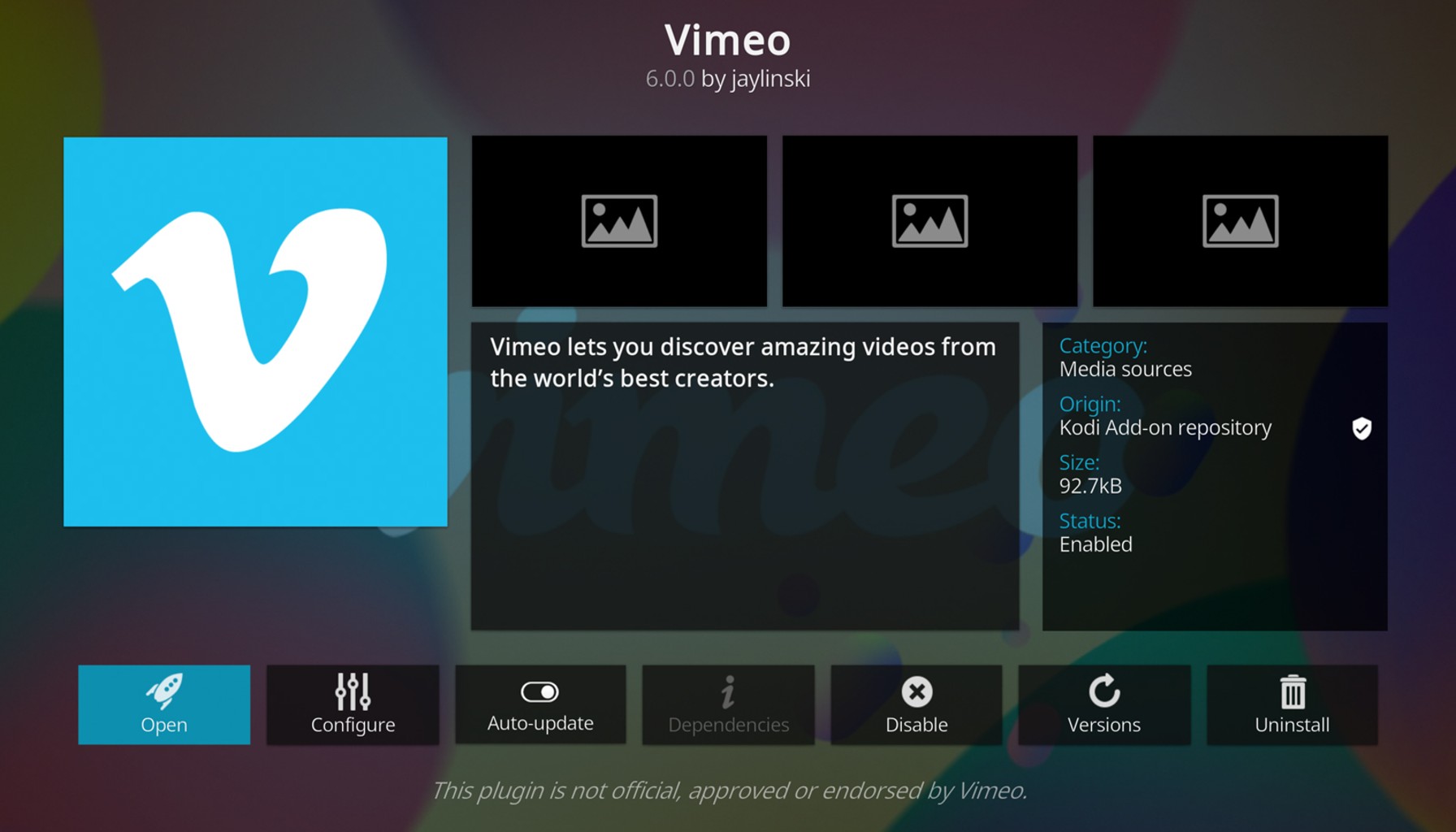 vimeo kodi addon how to install it on kodi