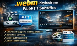 webm Playback with WebVTT Subtitles