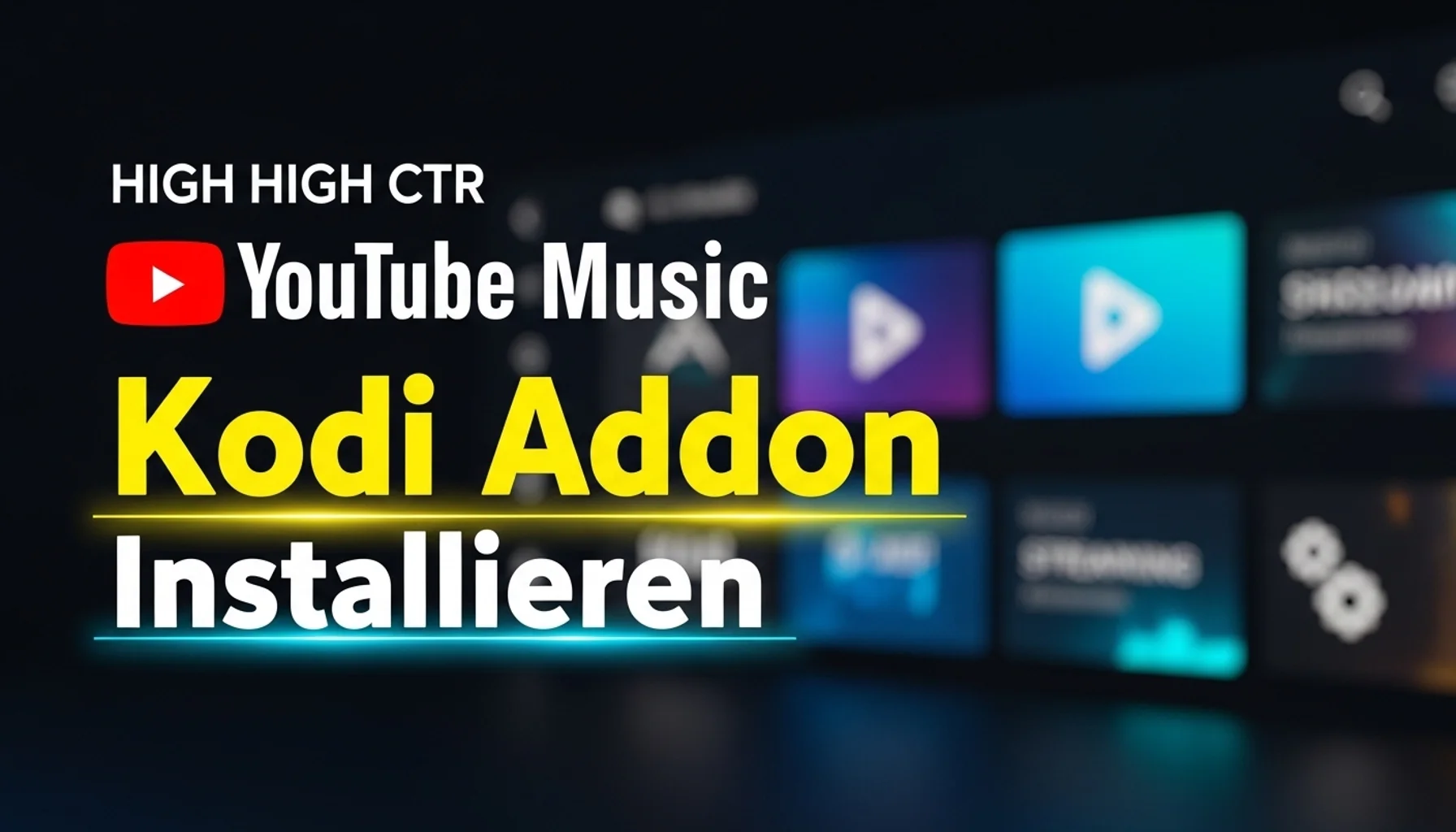 youtube music kodi addon installieren